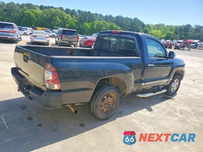 Trzecie zdjęcie samochodu z tyłu: 2010 TOYOTA TACOMA BASE VIN:5TENX4CN1AZ695851 - miniatura