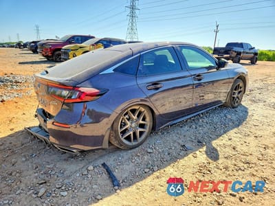 Trzecie zdjęcie samochodu z tyłu: 2024 HONDA CIVIC SPORT TOURING VIN:19XFL1H8XRE026837 - miniatura