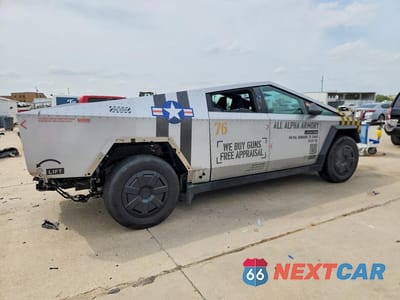 Trzecie zdjęcie samochodu z tyłu: 2024 TESLA CYBERTRUCK VIN:7G2CEHED6RA049138 - miniatura