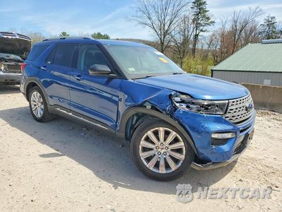 Czwarte zdjęcie samochodu z boku: 2020 FORD EXPLORER LIMITED VIN:1FMSK8FH2LGC84611 - miniatura