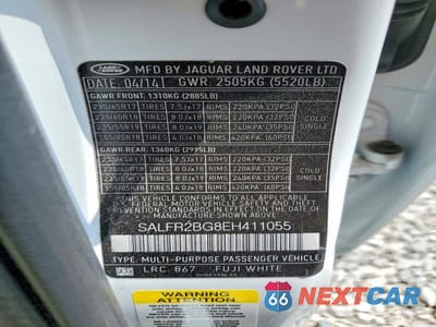 Zdjęcie 13 z 13 samochodu: 2014 LAND ROVER LR2 HSE VIN:SALFR2BG8EH411055 - miniatura