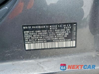 Zdjęcie 13 z 13 samochodu: 2025 VOLKSWAGEN JETTA SPORT VIN:3VWBX7BU4SM096760 - miniatura