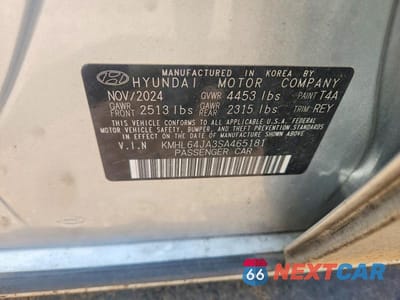Zdjęcie 13 z 13 samochodu: 2025 HYUNDAI SONATA SEL VIN:KMHL64JA3SA465181 - miniatura