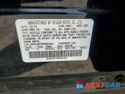 Zdjęcie 14 z 14 samochodu: 2017 INFINITI QX50 BASE VIN:JN1BJ0RP5HM384922 - miniatura