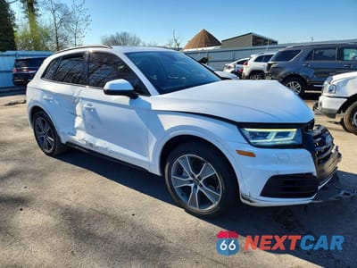 Czwarte zdjęcie samochodu z boku: 2019 AUDI Q5 PREMIUM PLUS VIN:WA1BNAFYXK2053416 - miniatura