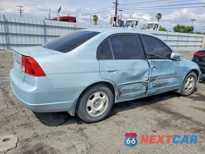 Trzecie zdjęcie samochodu z tyłu: 2003 HONDA CIVIC HYBRID VIN:JHMES95633S008084 - miniatura
