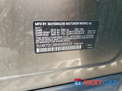 Zdjęcie 13 z 13 samochodu: 2017 BMW X5 XDR40E VIN:5UXKT0C39H0V95513 - miniatura