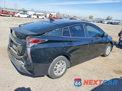 Trzecie zdjęcie samochodu z tyłu: 2017 TOYOTA PRIUS TWO VIN:JTDKBRFUXH3546705 - miniatura