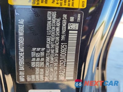 Zdjęcie 12 z 12 samochodu: 2018 BMW 230I VIN:WBA2J1C52JVD09251 - miniatura