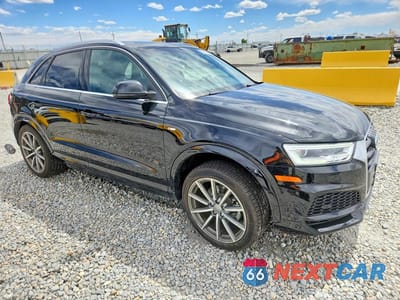 Czwarte zdjęcie samochodu z boku: 2018 AUDI Q3 PREMIUM PLUS VIN:WA1JCCFS6JR019357 - miniatura