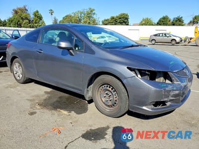 Czwarte zdjęcie samochodu z boku: 2013 HONDA CIVIC LX VIN:2HGFG3B5XDH530785 - miniatura