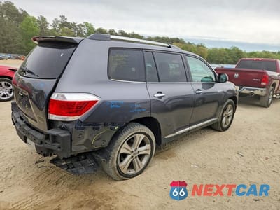 Trzecie zdjęcie samochodu z tyłu: 2012 TOYOTA HIGHLANDER LIMITED VIN:5TDDK3EH0CS101665 - miniatura