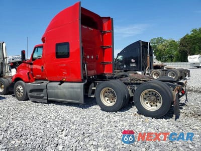 Trzecie zdjęcie samochodu z tyłu: 2020 INTERNATIONAL LT625 SEMI TRUCK VIN:3HSDZAPR5LN869245 - miniatura