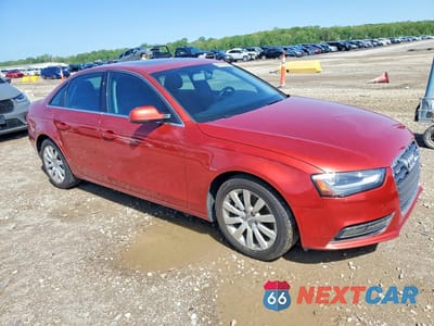 Czwarte zdjęcie samochodu z boku: 2013 AUDI A4 PREMIUM VIN:WAUBFAFL5DN043186 - miniatura