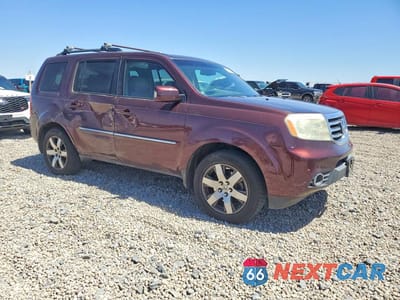 Czwarte zdjęcie samochodu z boku: 2012 HONDA PILOT TOURING VIN:5FNYF3H93CB027155 - miniatura