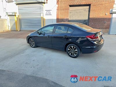 Trzecie zdjęcie samochodu z tyłu: 2015 HONDA CIVIC EX VIN:19XFB2F84FE229925 - miniatura