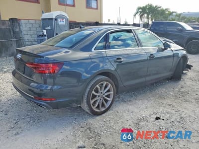 Trzecie zdjęcie samochodu z tyłu: 2019 AUDI A4 PREMIUM VIN:WAUGMAF40KN001445 - miniatura
