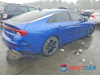 Trzecie zdjęcie samochodu z tyłu: 2021 KIA K5 GT-LINE VIN:5XXG64J2XMG023312 - miniatura