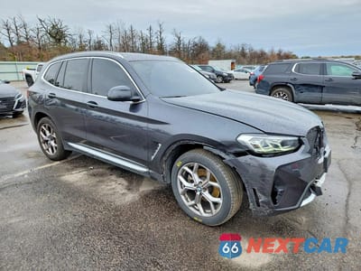 Czwarte zdjęcie samochodu z boku: 2024 BMW X3 XDRIVE30I VIN:WBX57DP07RN311782 - miniatura