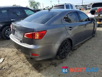 Trzecie zdjęcie samochodu z tyłu: 2012 LEXUS IS 250 VIN:JTHBF5C20C5177686 - miniatura
