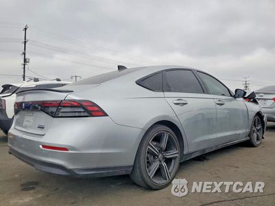 Trzecie zdjęcie samochodu z tyłu: 2024 HONDA ACCORD HYBRID SPORT-L VIN:1HGCY2F74RA034926 - miniatura
