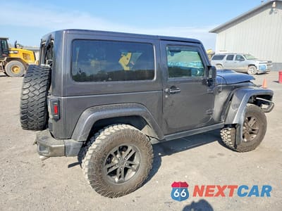 Trzecie zdjęcie samochodu z tyłu: 2016 JEEP WRANGLER SAHARA VIN:1C4GJWBG8GL322323 - miniatura