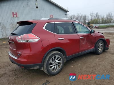Trzecie zdjęcie samochodu z tyłu: 2014 NISSAN ROGUE SL VIN:5N1AT2MV0EC788700 - miniatura