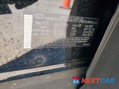Zdjęcie 13 z 13 samochodu: 2023 HYUNDAI SANTA FE LIMITED VIN:5NMS5DA1XPH007136 - miniatura