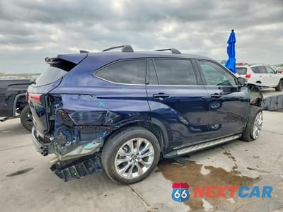 Trzecie zdjęcie samochodu z tyłu: 2025 TOYOTA HIGHLANDER LIMITED VIN:5TDKDRBH2SS582073 - miniatura