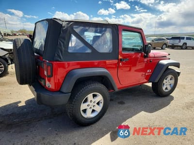 Trzecie zdjęcie samochodu z tyłu: 2007 JEEP WRANGLER X VIN:1J4FA24197L148916 - miniatura