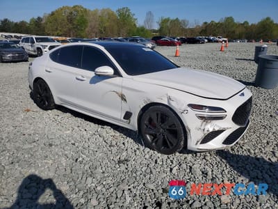 Czwarte zdjęcie samochodu z boku: 2022 GENESIS G70 3.3T STANDARD VIN:KMTG54TE8NU098789 - miniatura