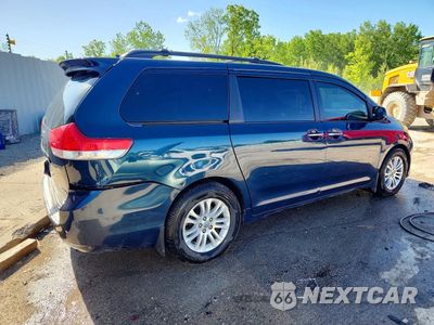 Trzecie zdjęcie samochodu z tyłu: 2012 TOYOTA SIENNA XLE 8-PASSENGER VIN:5TDYK3DC8CS177464 - miniatura