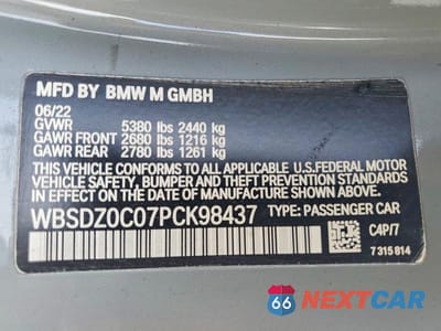 Zdjęcie 13 z 13 samochodu: 2023 BMW M8 VIN:WBSDZ0C07PCK98437 - miniatura