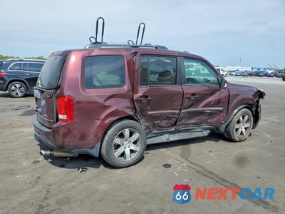 Trzecie zdjęcie samochodu z tyłu: 2012 HONDA PILOT TOURING VIN:5FNYF3H99CB040508 - miniatura