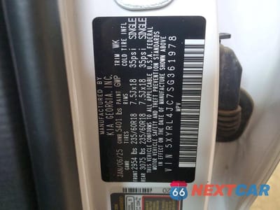 Zdjęcie 14 z 14 samochodu: 2025 KIA SORENTO S VIN:5XYRL4JC7SG361978 - miniatura
