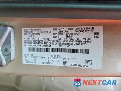 Zdjęcie 13 z 13 samochodu: 2017 FORD ESCAPE TITANIUM VIN:1FMCU9J97HUD80568 - miniatura