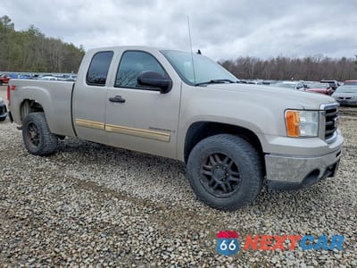 Czwarte zdjęcie samochodu z boku: 2009 GMC SIERRA K1500 SLE VIN:1GTEK29J09Z159682 - miniatura