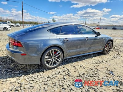 Trzecie zdjęcie samochodu z tyłu: 2017 AUDI S7 PREMIUM PLUS VIN:WAUWFAFC4HN115762 - miniatura