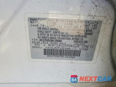 Zdjęcie 13 z 13 samochodu: 2021 NISSAN KICKS S VIN:3N1CP5BV3ML565062 - miniatura