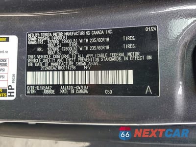Zdjęcie 13 z 13 samochodu: 2024 LEXUS NX 250 BASE VIN:2T2ADCAZ1RC014298 - miniatura