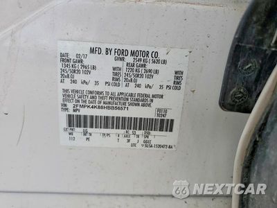 Zdjęcie 12 z 12 samochodu: 2017 FORD EDGE TITANIUM VIN:2FMPK4K88HBB56571 - miniatura