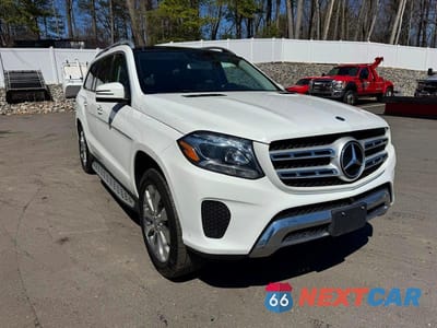 Czwarte zdjęcie samochodu z boku: 2017 MERCEDES-BENZ GLS 450 4MATIC VIN:4JGDF6EE6HA884065 - miniatura