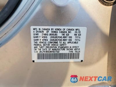 Zdjęcie 12 z 12 samochodu: 2006 HONDA RIDGELINE RTL VIN:2HJYK16506H507132 - miniatura