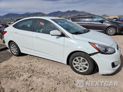 Czwarte zdjęcie samochodu z boku: 2014 HYUNDAI ACCENT GLS VIN:KMHCT4AE5EU713977 - miniatura