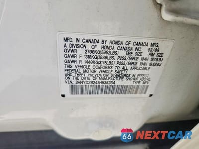 Zdjęcie 13 z 13 samochodu: 2008 ACURA MDX VIN:2HNYD28248H536234 - miniatura