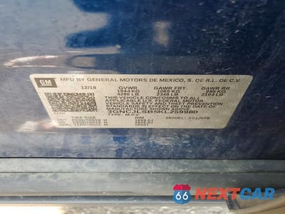 Zdjęcie 13 z 13 samochodu: 2019 CHEVROLET TRAX 1LT VIN:3GNCJLSB5KL259980 - miniatura