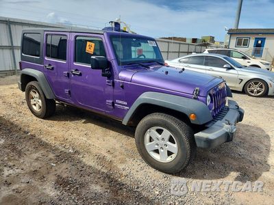 Czwarte zdjęcie samochodu z boku: 2018 JEEP WRANGLER UNLIMITED SPORT VIN:1C4HJWDG7JL918161 - miniatura