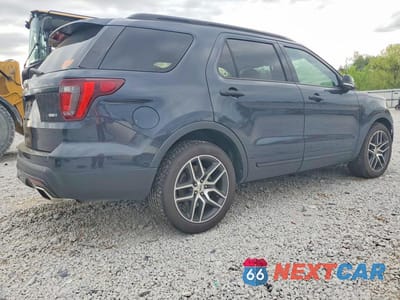 Trzecie zdjęcie samochodu z tyłu: 2017 FORD EXPLORER SPORT VIN:1FM5K8GT5HGD16247 - miniatura