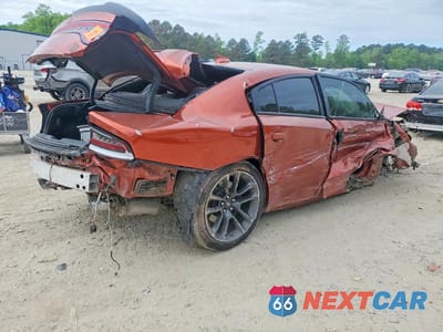 Trzecie zdjęcie samochodu z tyłu: 2021 DODGE CHARGER SCAT PACK VIN:2C3CDXGJ6MH618339 - miniatura