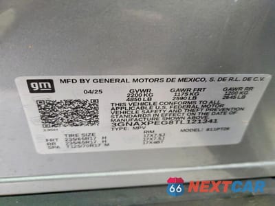 Zdjęcie 13 z 13 samochodu: 2026 CHEVROLET EQUINOX LT VIN:3GNAXPEG8TL121341 - miniatura